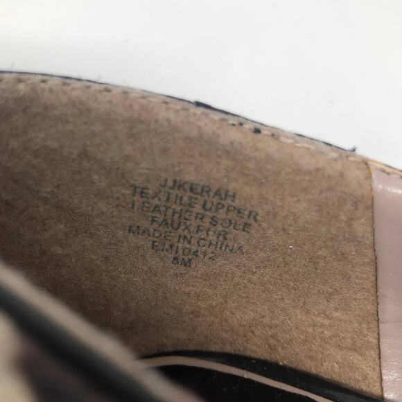 NIne & Co. Faux Fur Zebra Print Heels 8 - Picture 2 of 12